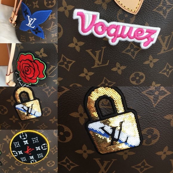 Sale Louis Vuitton Ltd. Ed. 2018 Patches Neverfull MM - Picture 5 of 8